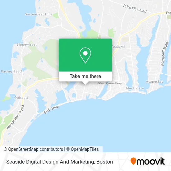 Seaside Digital Design And Marketing map