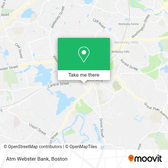 Atm Webster Bank map
