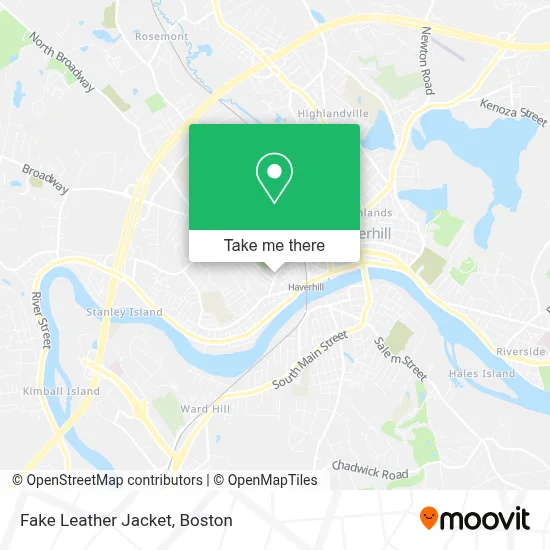 Fake Leather Jacket map