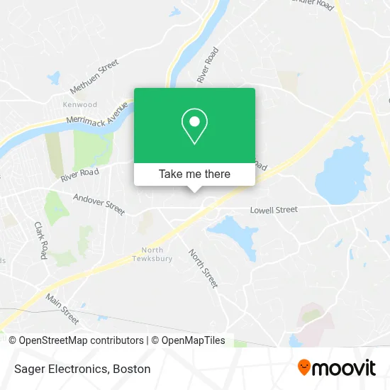 Sager Electronics map