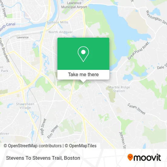 Stevens To Stevens Trail map