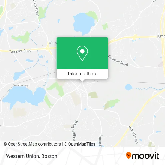Western Union map