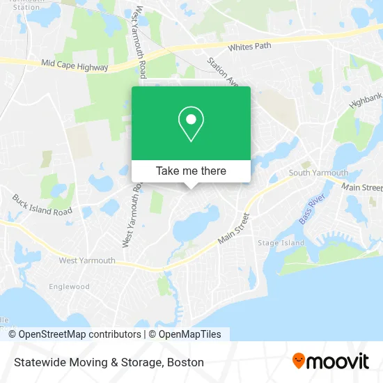 Statewide Moving & Storage map