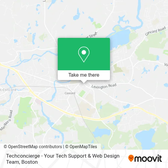Techconcierge - Your Tech Support & Web Design Team map