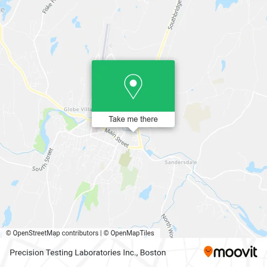 Precision Testing Laboratories Inc. map