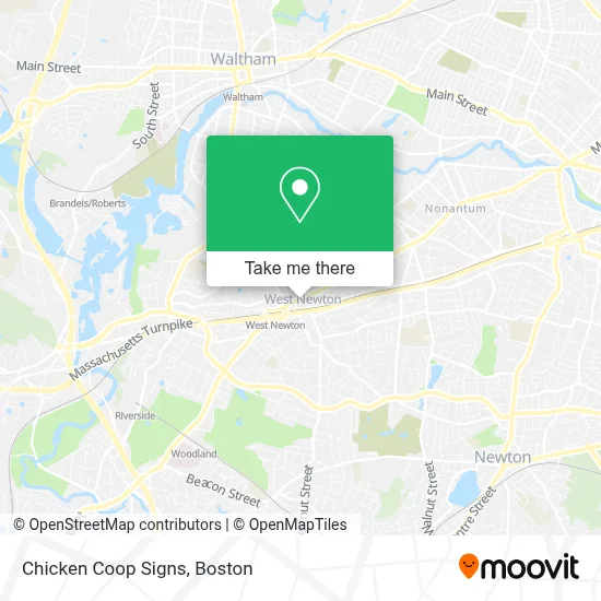 Chicken Coop Signs map