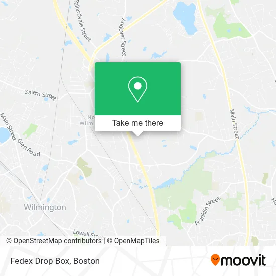Fedex Drop Box map