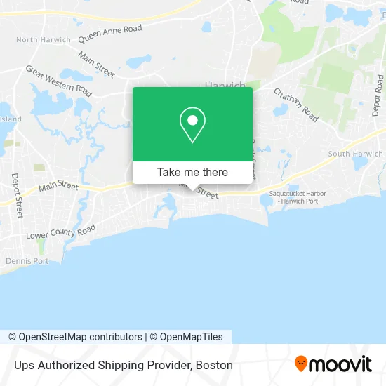 Ups Authorized Shipping Provider map