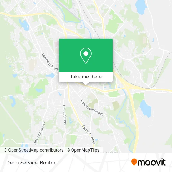 Deb's Service map