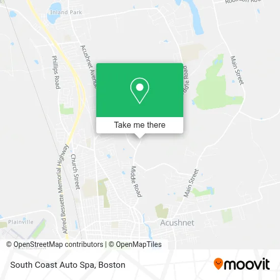 South Coast Auto Spa map