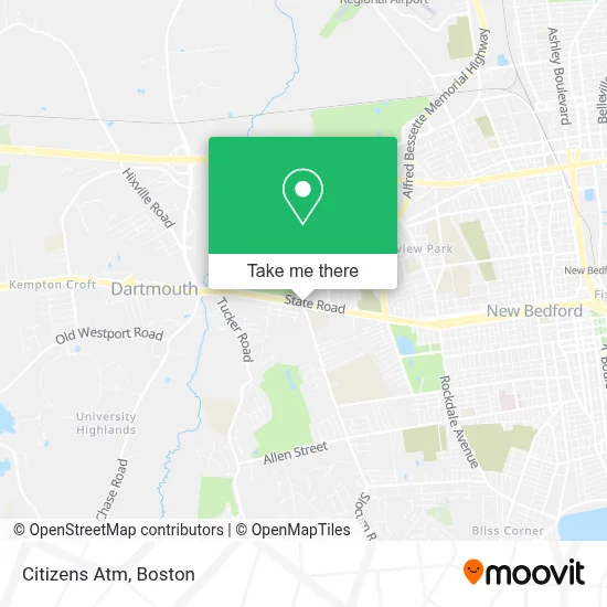 Citizens Atm map