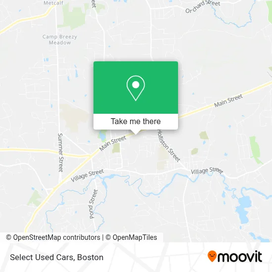 Select Used Cars map