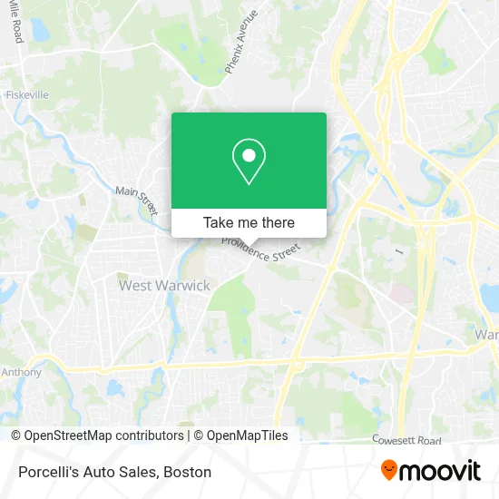 Porcelli's Auto Sales map
