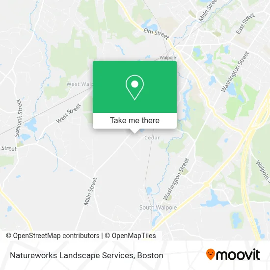 Natureworks Landscape Services map