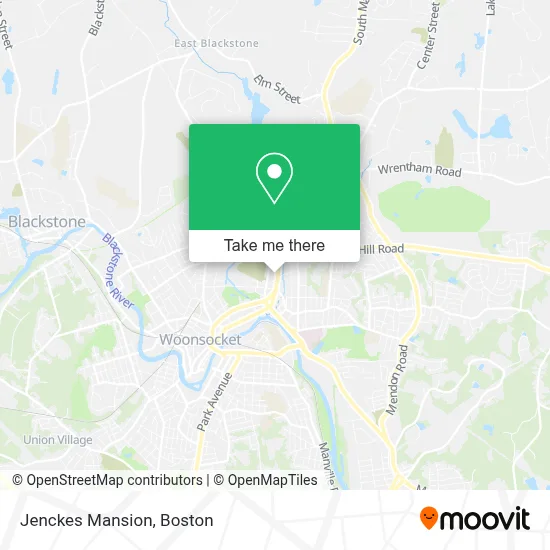 Jenckes Mansion map