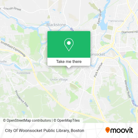 City Of Woonsocket Public Library map