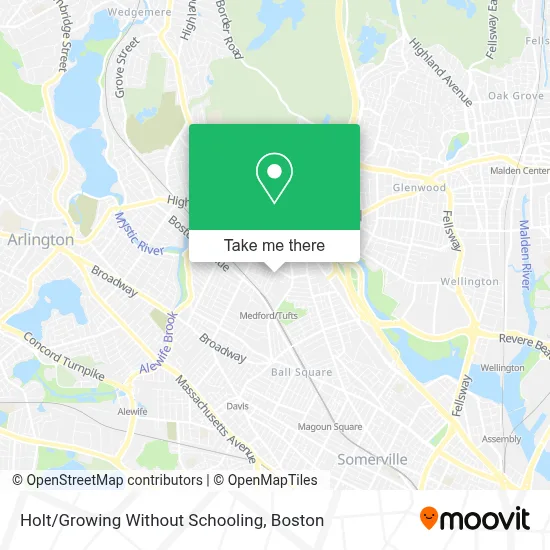 Holt/Growing Without Schooling map