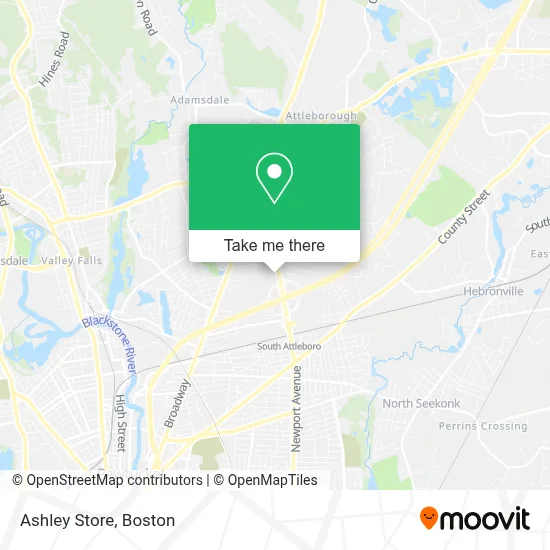 Ashley Store map