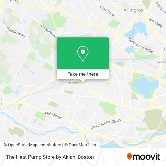 The Heat Pump Store by Akian map