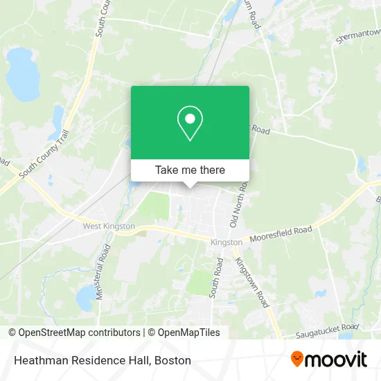 Heathman Residence Hall map