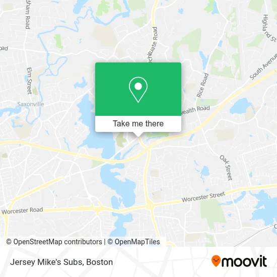 Jersey Mike's Subs map