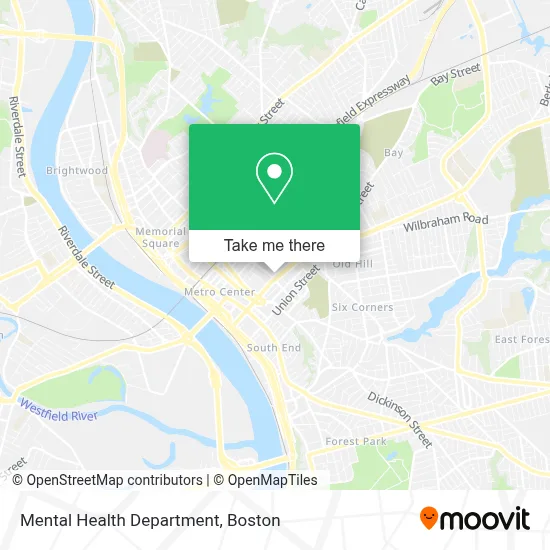 Mental Health Department map