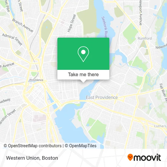 Western Union map