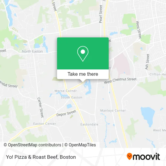 Yo! Pizza & Roast Beef map