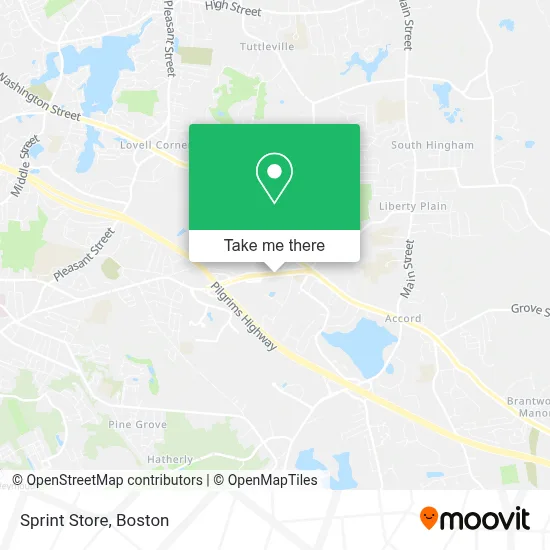 Sprint Store map