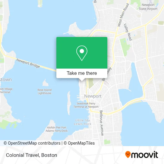 Colonial Travel map