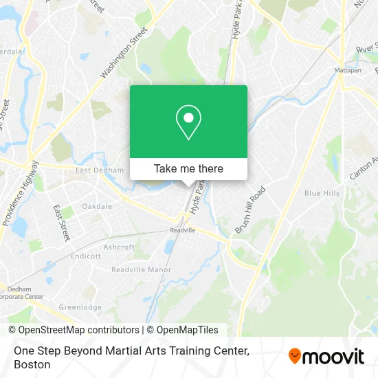 One Step Beyond Martial Arts Training Center map