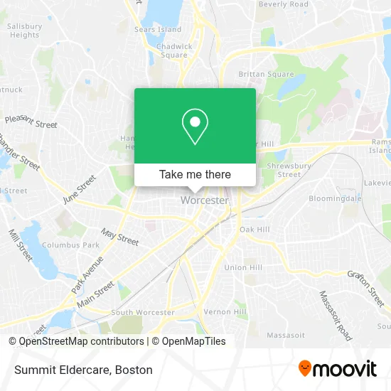 Summit Eldercare map