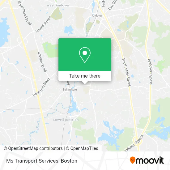 Ms Transport Services map