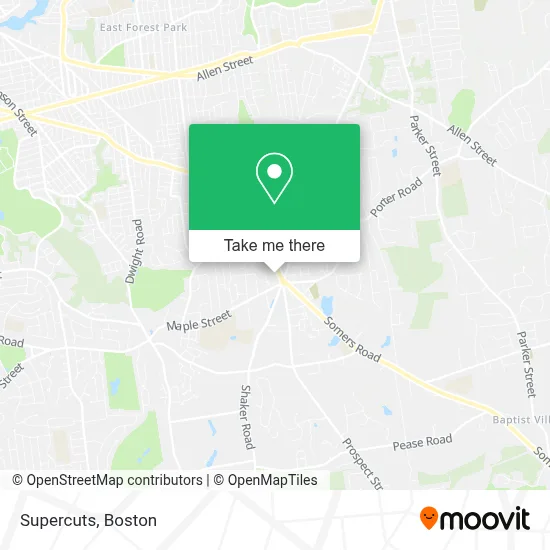 Supercuts map
