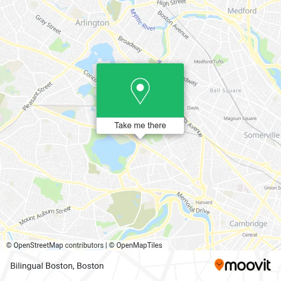 Bilingual Boston map