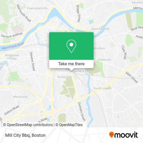Mill City Bbq map