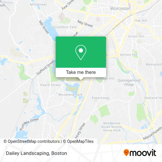 Dailey Landscaping map
