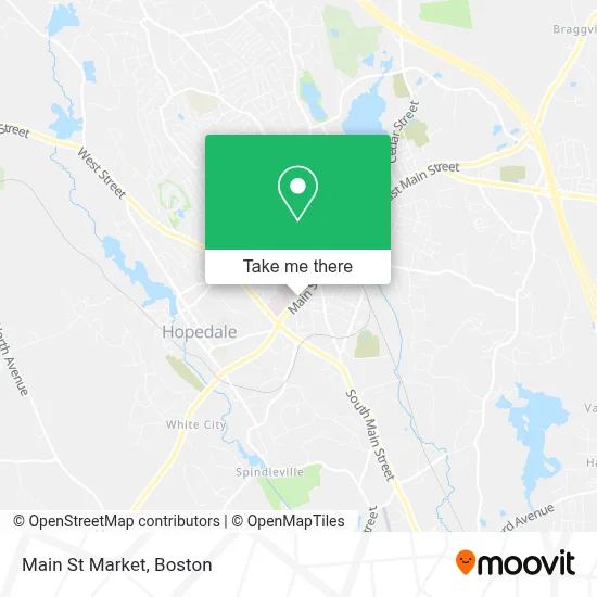 Main St Market map