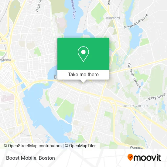 Boost Mobile map