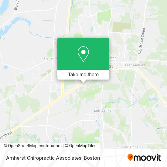 Amherst Chiropractic Associates map