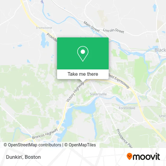 Dunkin' map