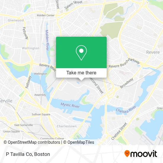 P Tavilla Co map
