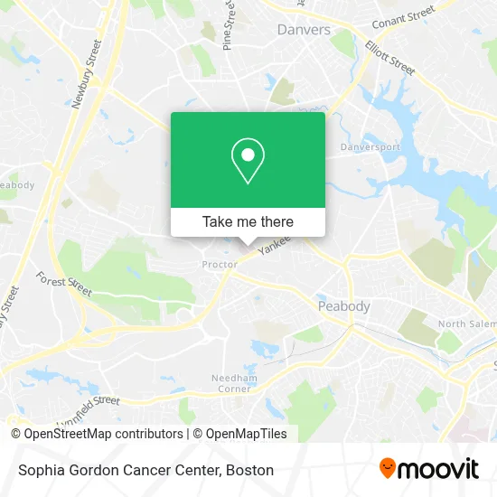 Sophia Gordon Cancer Center map