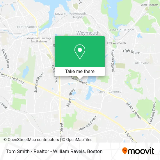 Tom Smith - Realtor - William Raveis map