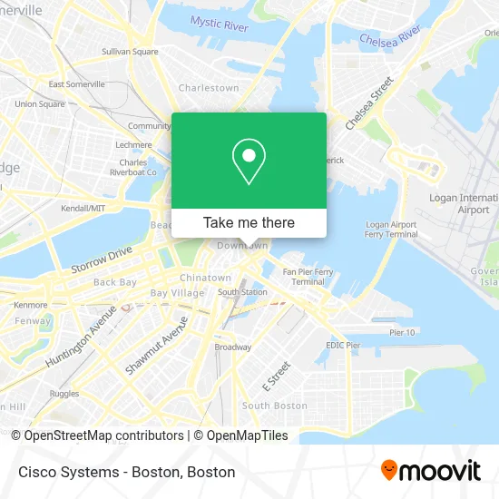 Cisco Systems - Boston map