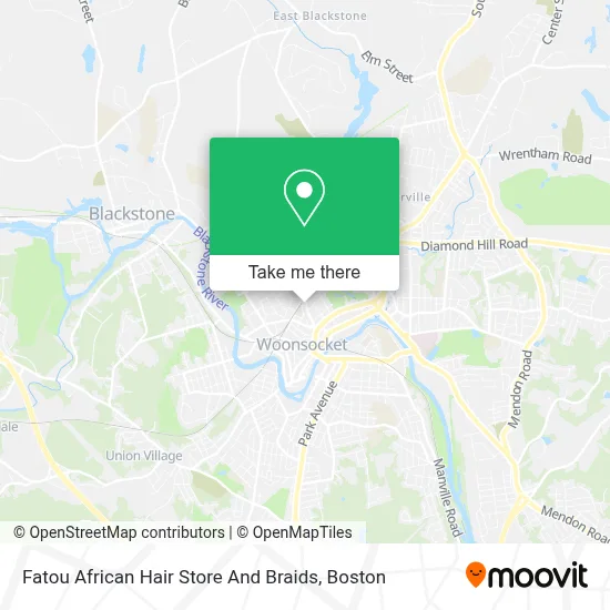 Fatou African Hair Store And Braids map