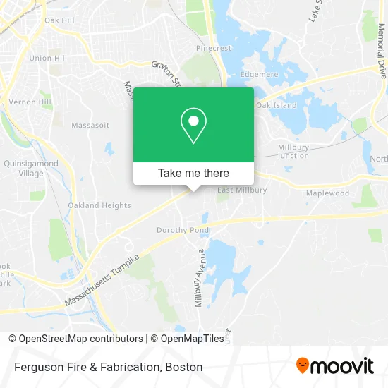 Ferguson Fire & Fabrication map