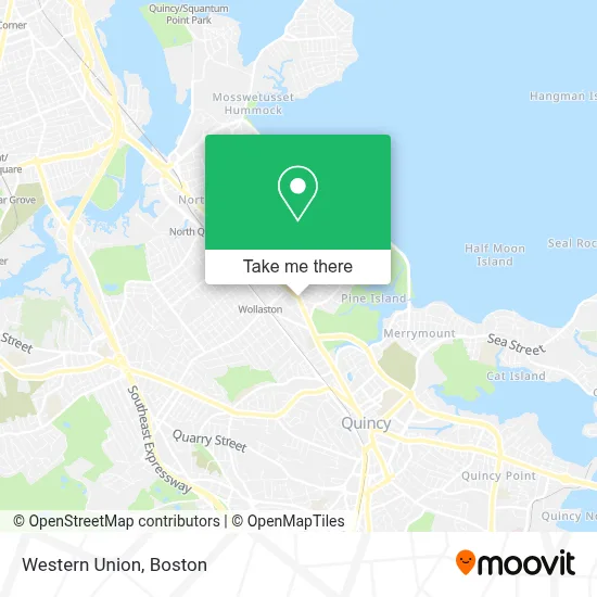 Western Union map