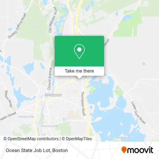 Ocean State Job Lot map