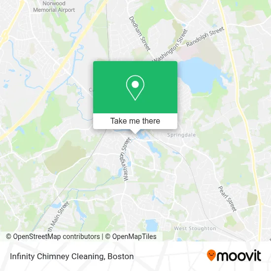 Infinity Chimney Cleaning map